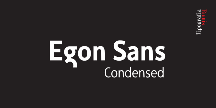 フォント Egon Sans Condensed